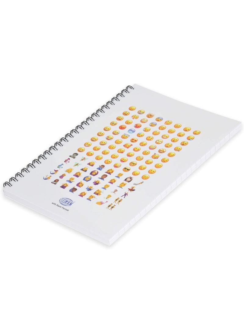 FIS Spiral Soft Cover Notebook Single Line A5, 100-Sheets 10-Piece - FSNBA51904S - Image 2